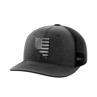 Nevada United Hats Hat Greater Half Heather Black/Black Black Leatherette Nevada
